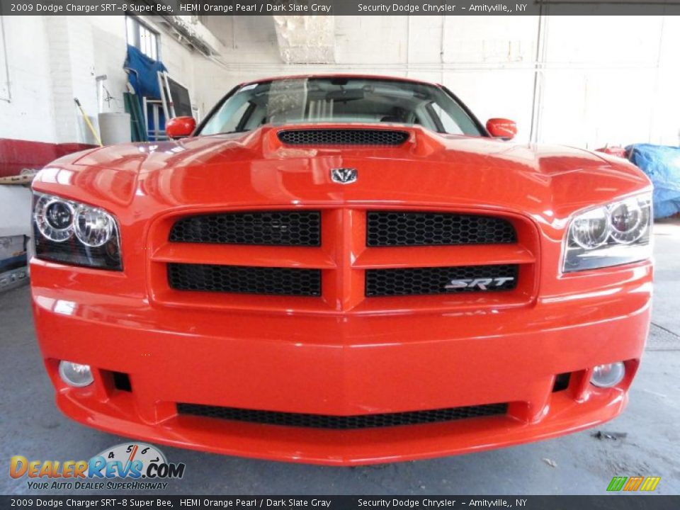 2009 Dodge Charger SRT-8 Super Bee HEMI Orange Pearl / Dark Slate Gray Photo #2