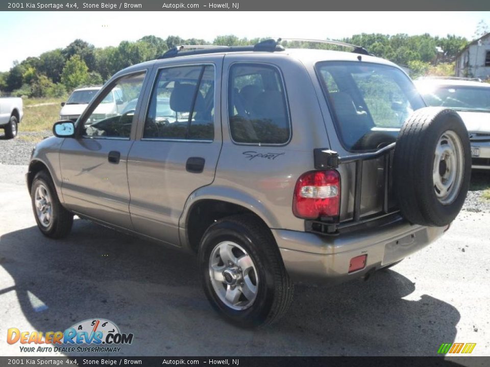 2001 Kia Sportage 4x4 Stone Beige / Brown Photo 5