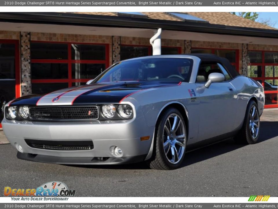 Bright Silver Metallic 2010 Dodge Challenger SRT8 Hurst Heritage Series Supercharged Convertible Photo #1