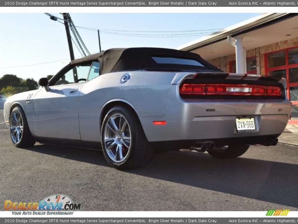 2010 Dodge Challenger SRT8 Hurst Heritage Series Supercharged Convertible Bright Silver Metallic / Dark Slate Gray Photo #3