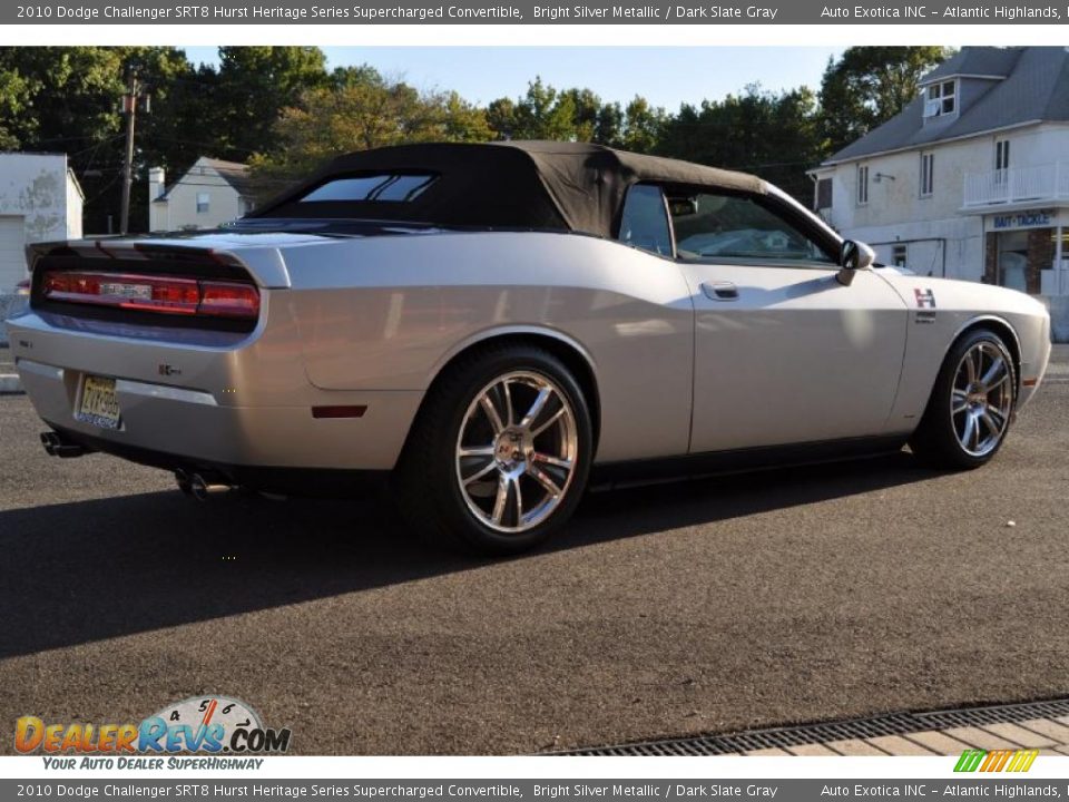 2010 Dodge Challenger SRT8 Hurst Heritage Series Supercharged Convertible Bright Silver Metallic / Dark Slate Gray Photo #4