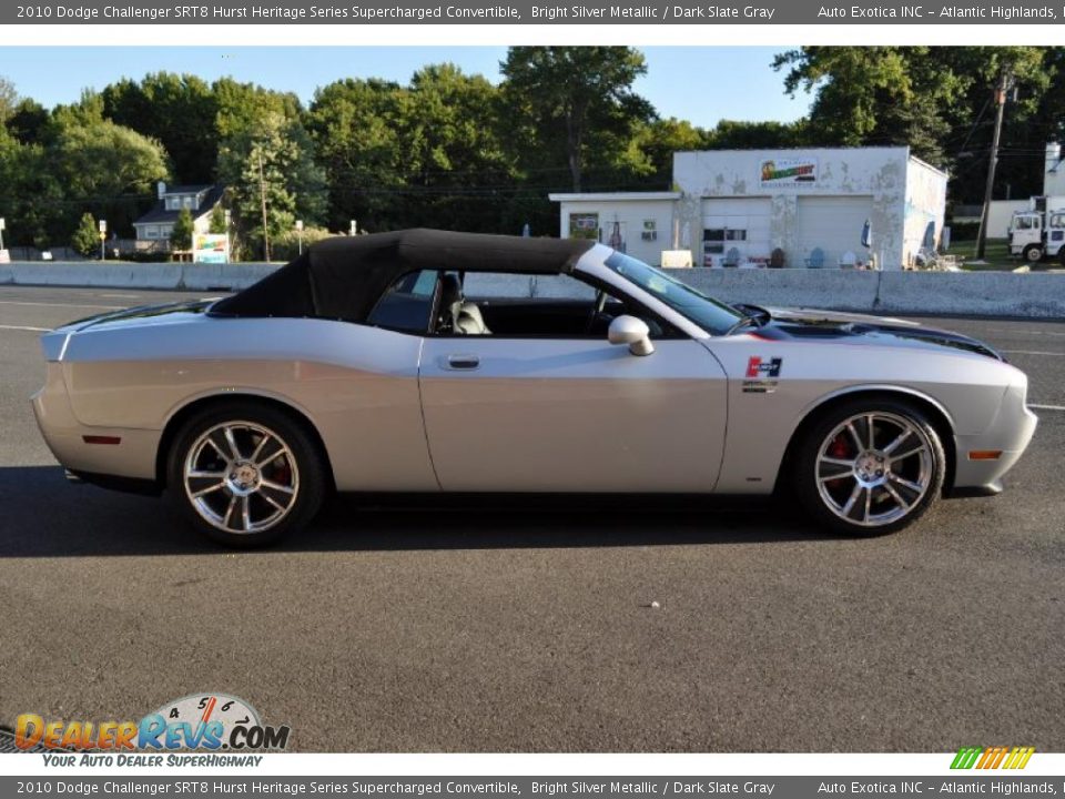 2010 Dodge Challenger SRT8 Hurst Heritage Series Supercharged Convertible Bright Silver Metallic / Dark Slate Gray Photo #5