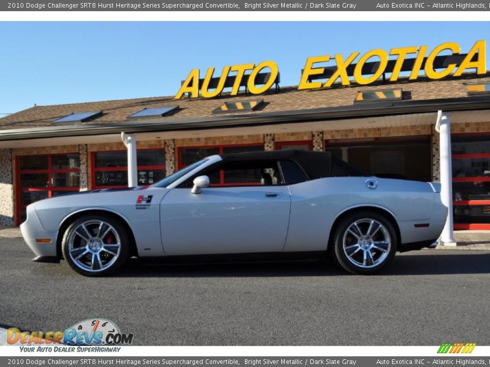 2010 Dodge Challenger SRT8 Hurst Heritage Series Supercharged Convertible Bright Silver Metallic / Dark Slate Gray Photo #6