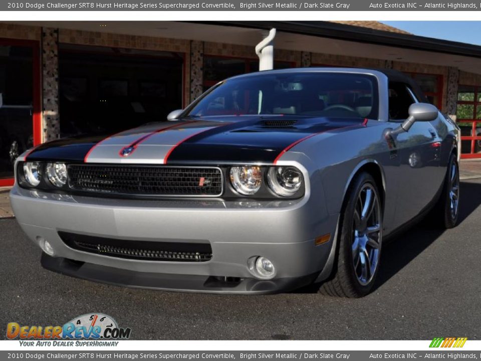 Front 3/4 View of 2010 Dodge Challenger SRT8 Hurst Heritage Series Supercharged Convertible Photo #7