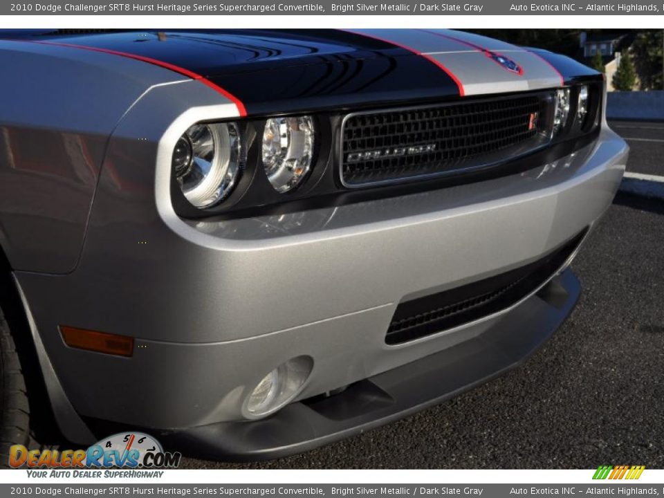 2010 Dodge Challenger SRT8 Hurst Heritage Series Supercharged Convertible Bright Silver Metallic / Dark Slate Gray Photo #9