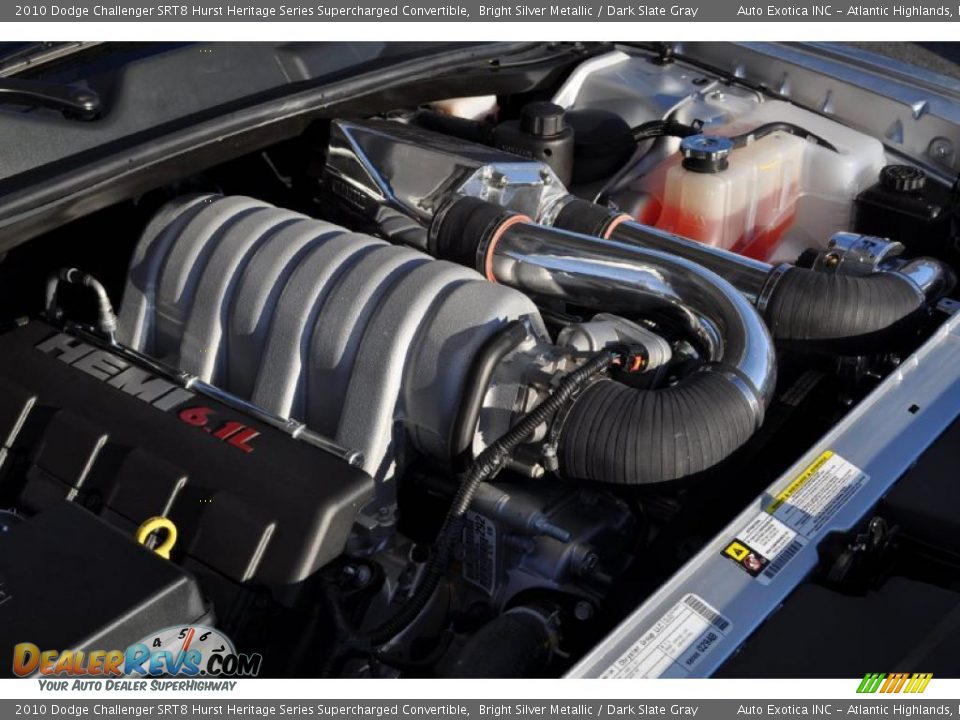 2010 Dodge Challenger SRT8 Hurst Heritage Series Supercharged Convertible 6.1 Liter SRT HEMI Hurst Vortech Supercharged OHV 16-Valve VVT V8 Engine Photo #13