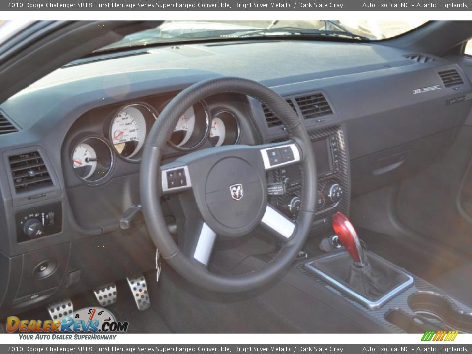 Dashboard of 2010 Dodge Challenger SRT8 Hurst Heritage Series Supercharged Convertible Photo #23