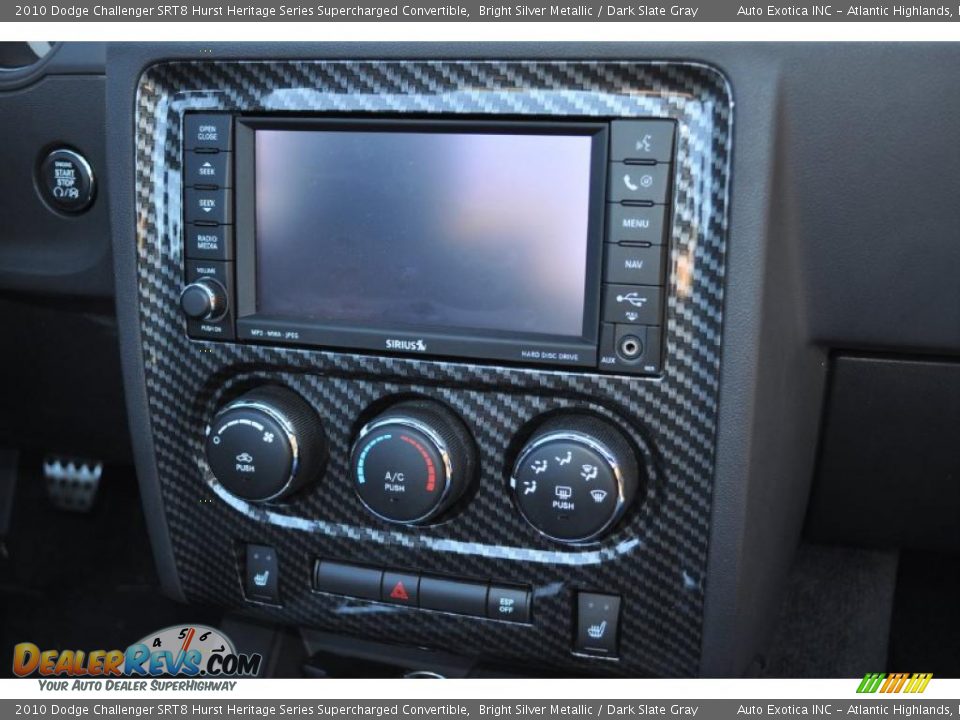 Navigation of 2010 Dodge Challenger SRT8 Hurst Heritage Series Supercharged Convertible Photo #29