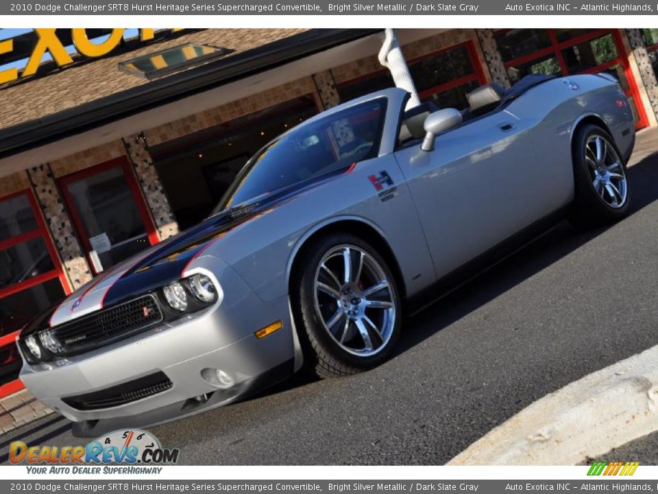 2010 Dodge Challenger SRT8 Hurst Heritage Series Supercharged Convertible Bright Silver Metallic / Dark Slate Gray Photo #34