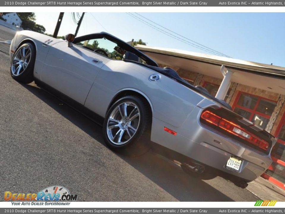 2010 Dodge Challenger SRT8 Hurst Heritage Series Supercharged Convertible Bright Silver Metallic / Dark Slate Gray Photo #35