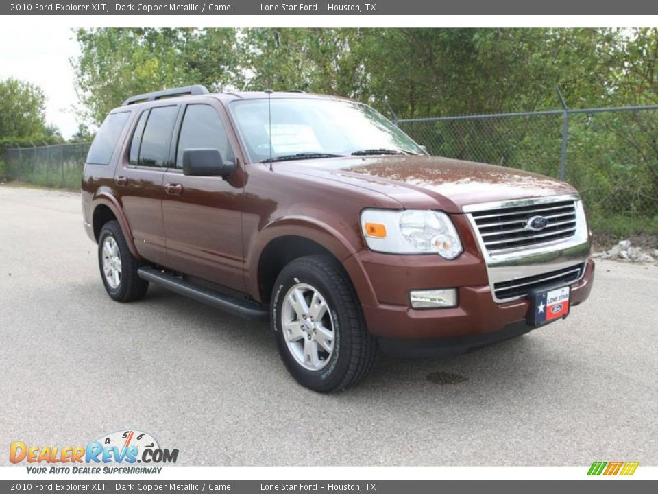 2010 Ford Explorer XLT Dark Copper Metallic / Camel Photo #1
