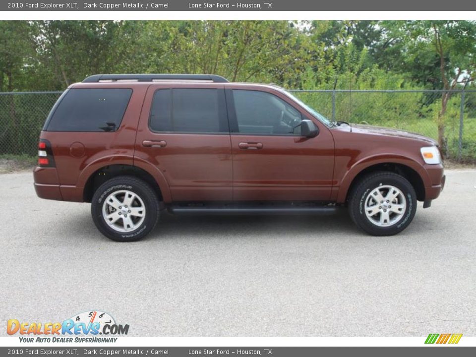 2010 Ford Explorer XLT Dark Copper Metallic / Camel Photo #2