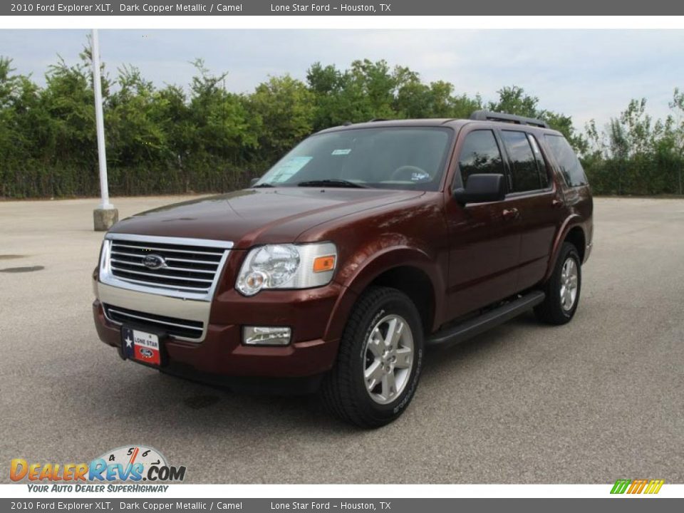 2010 Ford Explorer XLT Dark Copper Metallic / Camel Photo #8