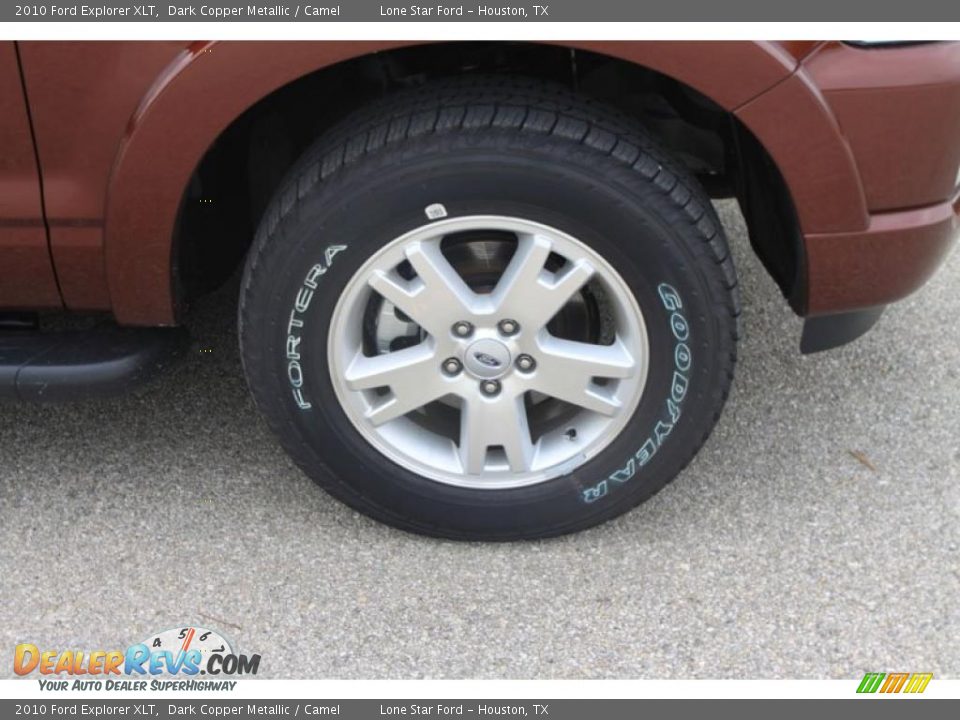 2010 Ford Explorer XLT Dark Copper Metallic / Camel Photo #10