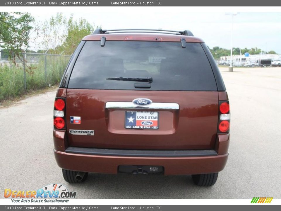 2010 Ford Explorer XLT Dark Copper Metallic / Camel Photo #11