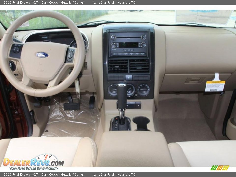 2010 Ford Explorer XLT Dark Copper Metallic / Camel Photo #14