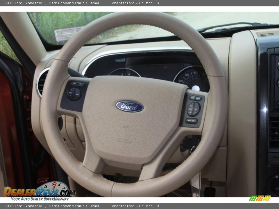 2010 Ford Explorer XLT Dark Copper Metallic / Camel Photo #15
