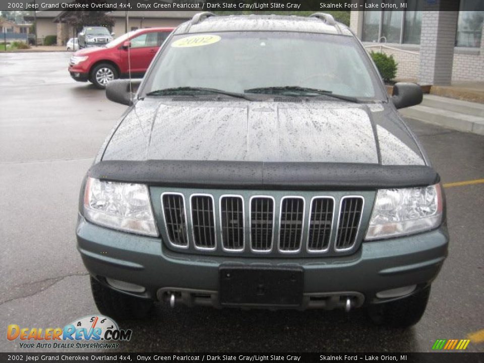 2002 Jeep Grand Cherokee Overland 4x4 Onyx Green Pearlcoat / Dark Slate Gray/Light Slate Gray Photo #10