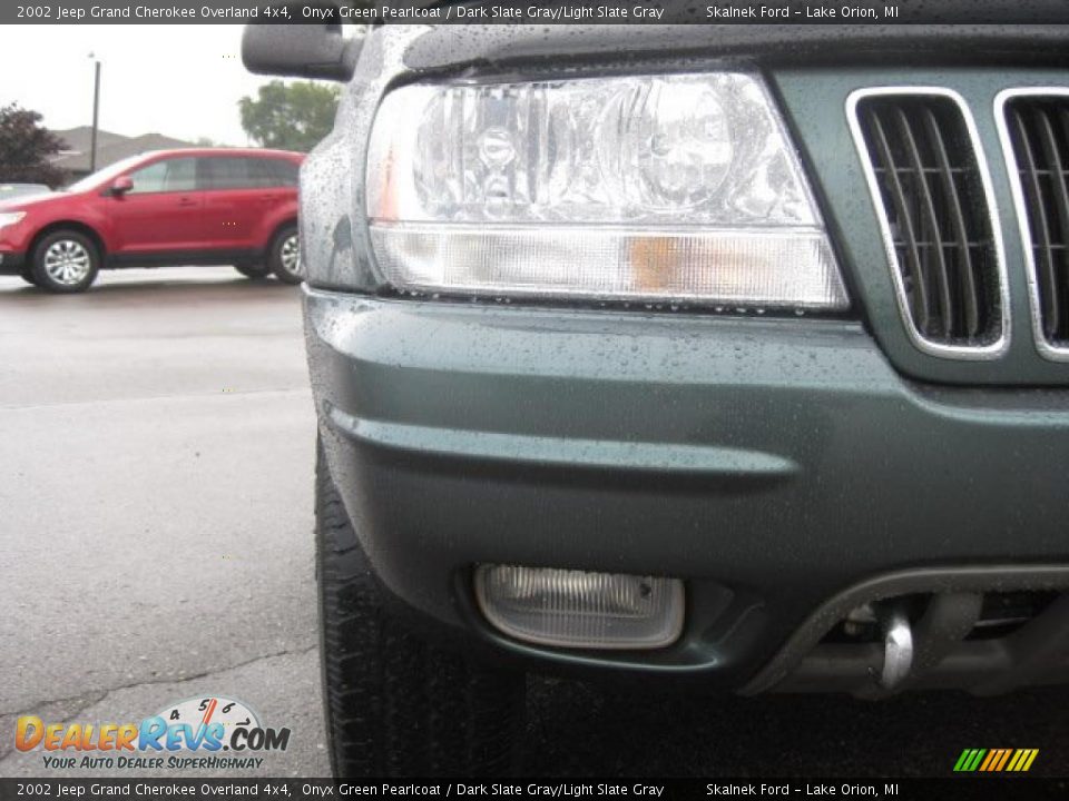 2002 Jeep Grand Cherokee Overland 4x4 Onyx Green Pearlcoat / Dark Slate Gray/Light Slate Gray Photo #12