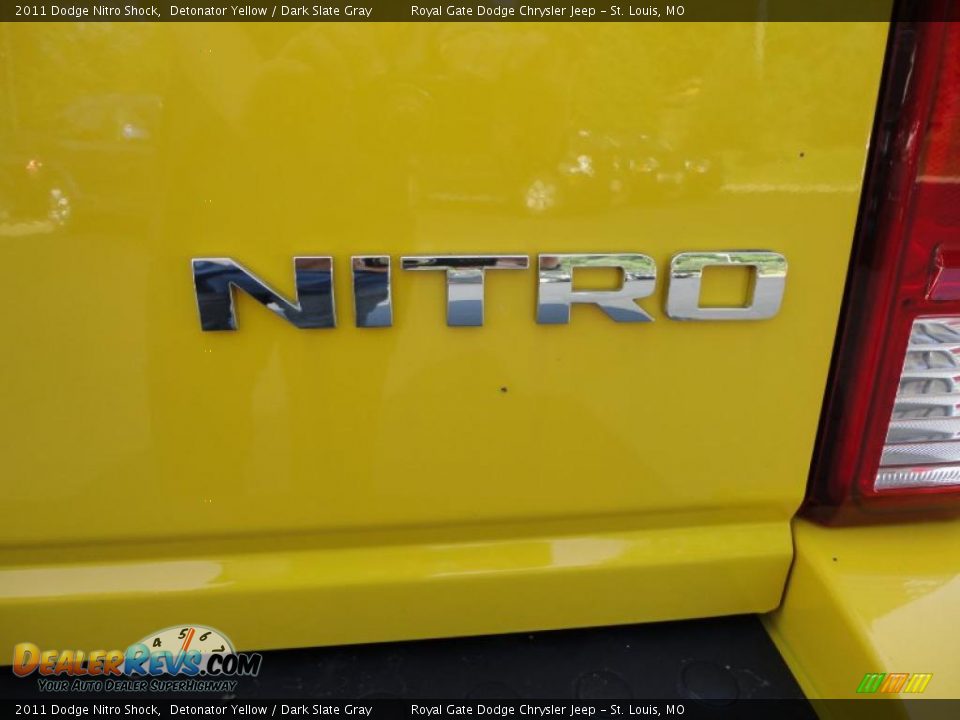 2011 Dodge Nitro Shock Detonator Yellow / Dark Slate Gray Photo #21