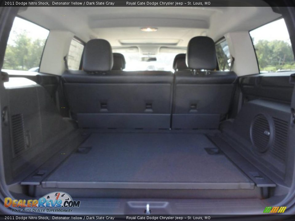 2011 Dodge Nitro Shock Detonator Yellow / Dark Slate Gray Photo #28