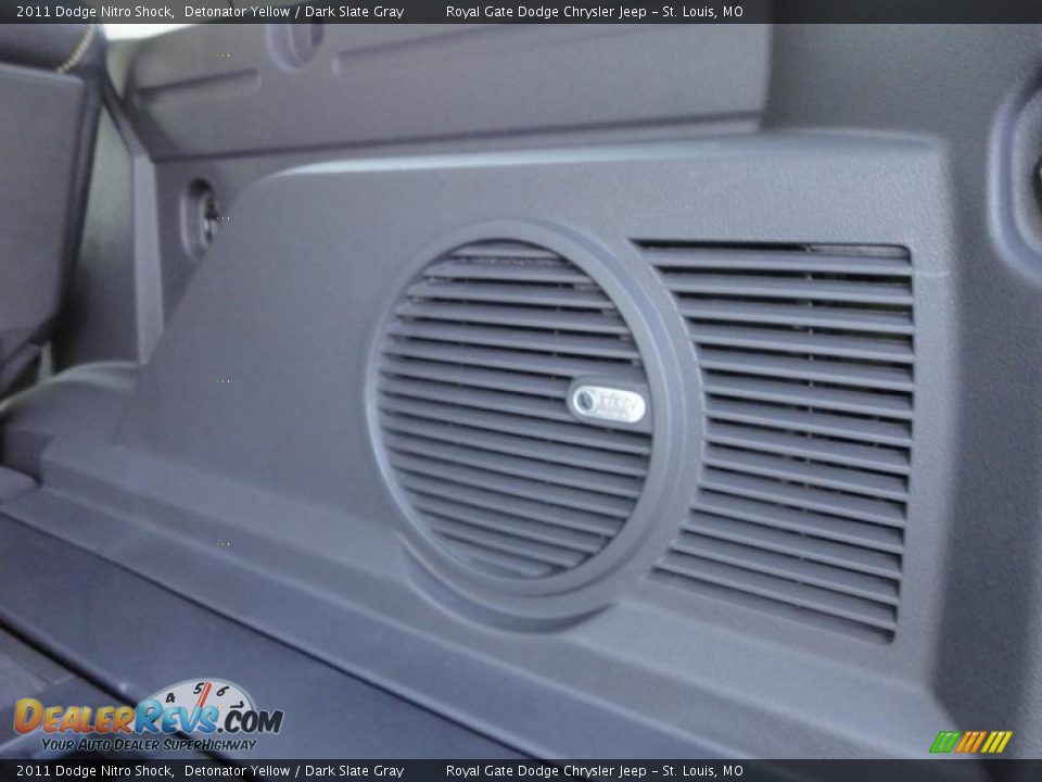 2011 Dodge Nitro Shock Detonator Yellow / Dark Slate Gray Photo #29