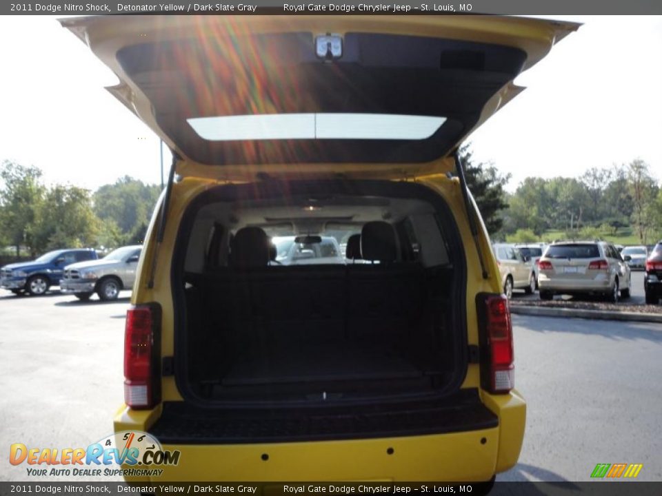 2011 Dodge Nitro Shock Detonator Yellow / Dark Slate Gray Photo #30