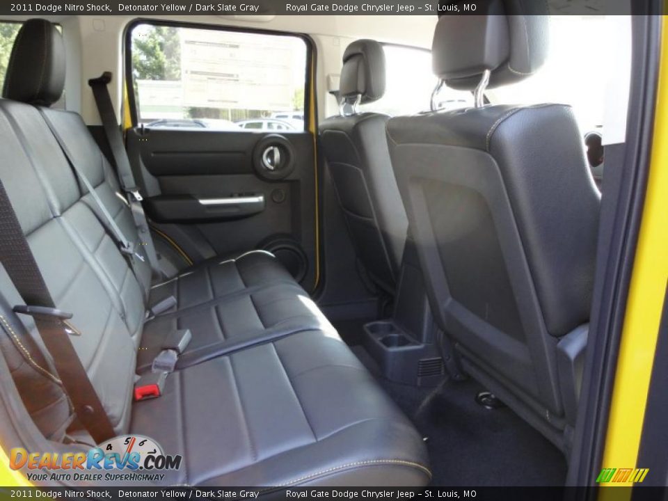 2011 Dodge Nitro Shock Detonator Yellow / Dark Slate Gray Photo #31