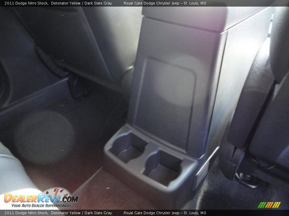 2011 Dodge Nitro Shock Detonator Yellow / Dark Slate Gray Photo #36