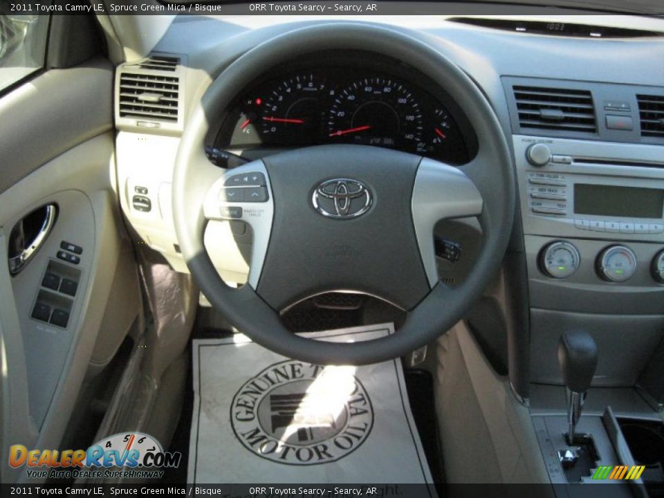 2011 Toyota Camry LE Spruce Green Mica / Bisque Photo #7