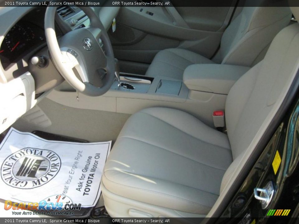 2011 Toyota Camry LE Spruce Green Mica / Bisque Photo #9