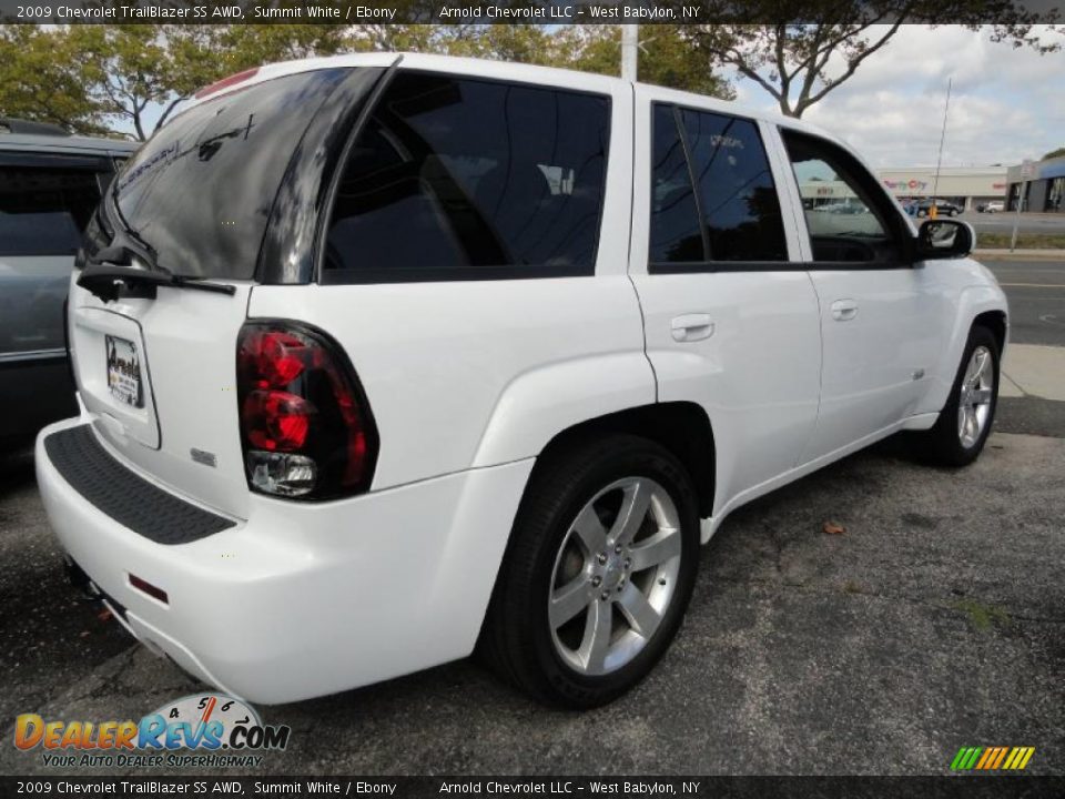 2009 Chevrolet TrailBlazer SS AWD Summit White / Ebony Photo #4