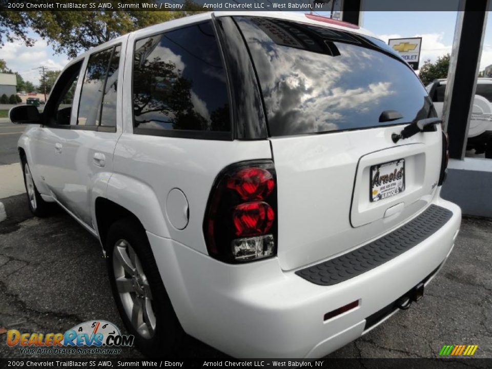 2009 Chevrolet TrailBlazer SS AWD Summit White / Ebony Photo #6