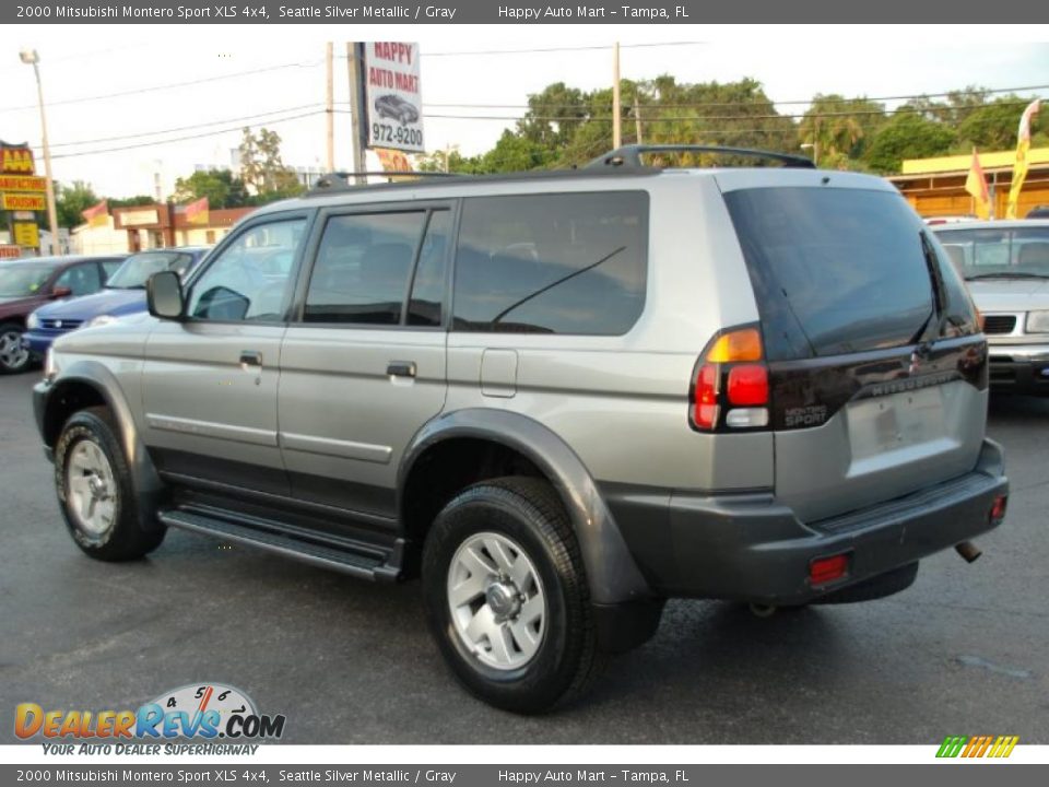 2000 Mitsubishi Montero Sport XLS 4x4 Seattle Silver Metallic / Gray Photo #5