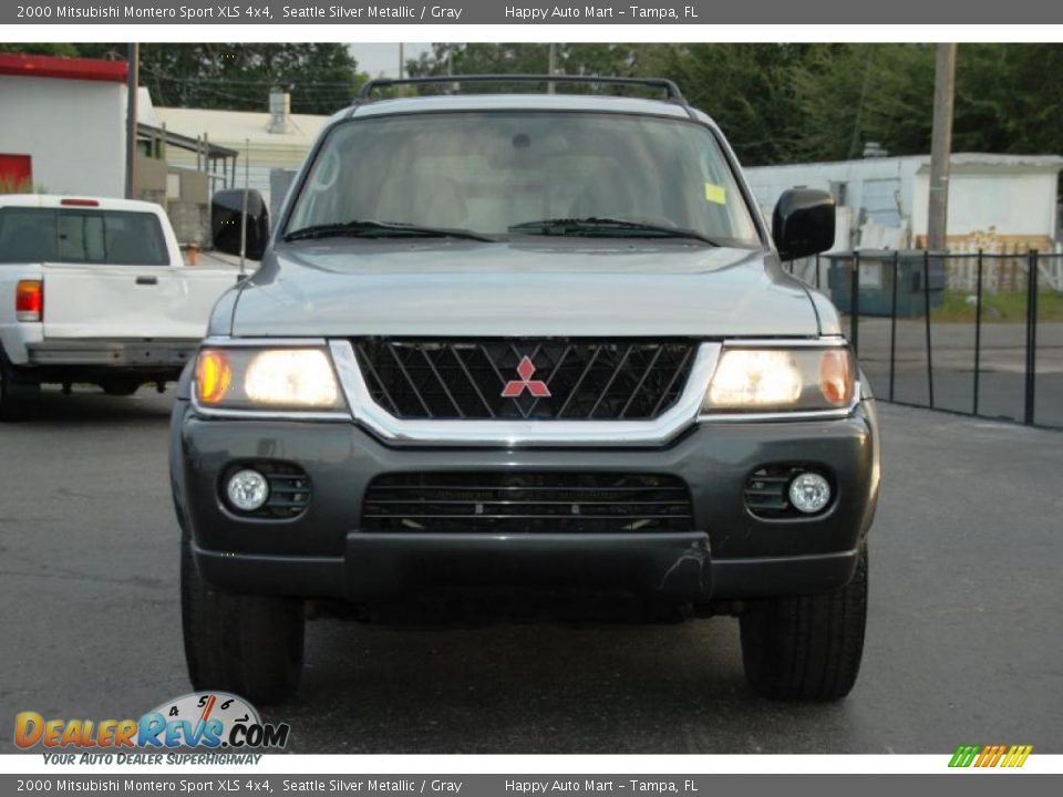 2000 Mitsubishi Montero Sport XLS 4x4 Seattle Silver Metallic / Gray Photo #6