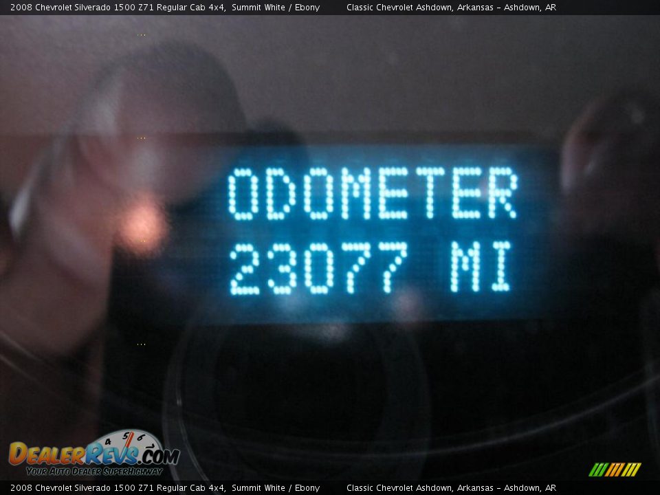 2008 Chevrolet Silverado 1500 Z71 Regular Cab 4x4 Summit White / Ebony Photo #11