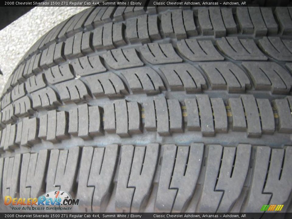 2008 Chevrolet Silverado 1500 Z71 Regular Cab 4x4 Summit White / Ebony Photo #18