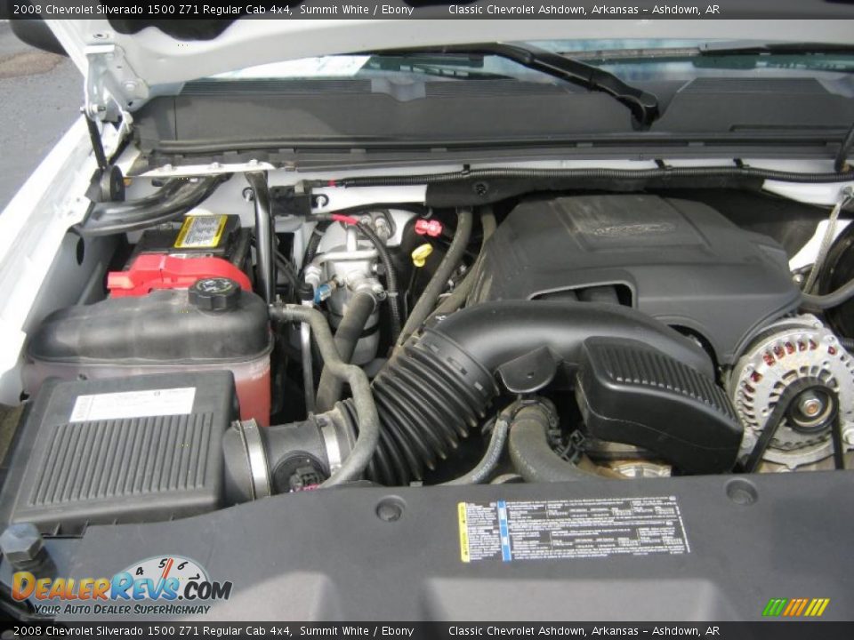 2008 Chevrolet Silverado 1500 Z71 Regular Cab 4x4 Summit White / Ebony Photo #19