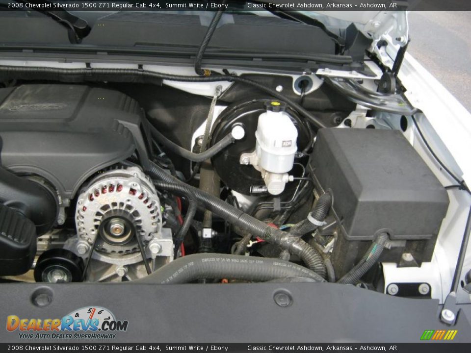 2008 Chevrolet Silverado 1500 Z71 Regular Cab 4x4 Summit White / Ebony Photo #20