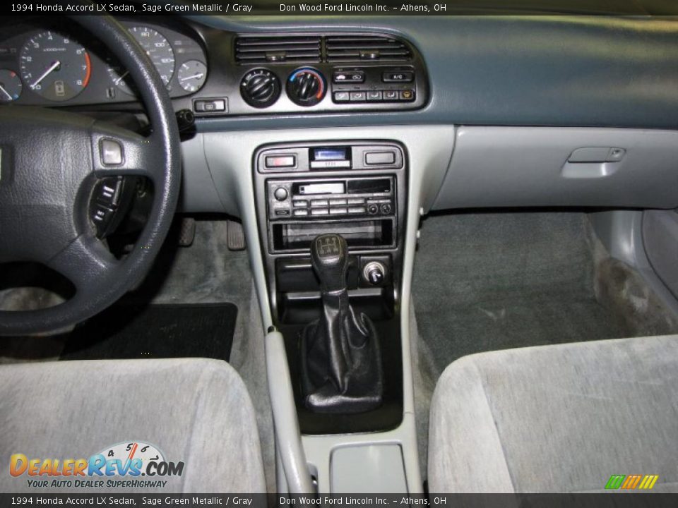 1994 Honda Accord LX Sedan Sage Green Metallic / Gray Photo #6