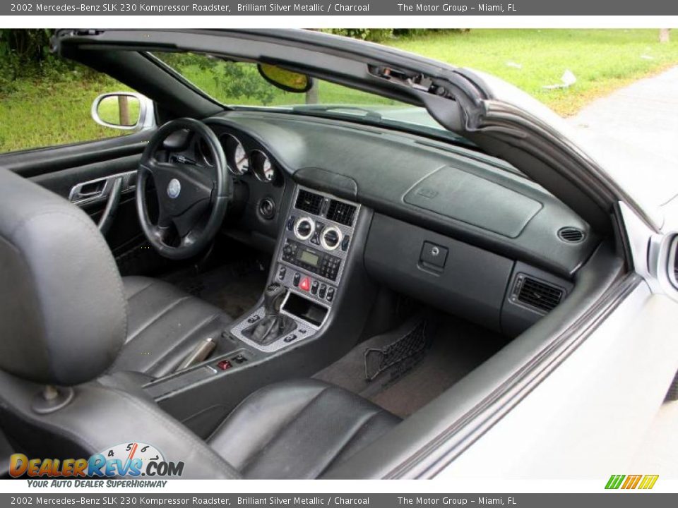 2002 Mercedes-Benz SLK 230 Kompressor Roadster Brilliant Silver Metallic / Charcoal Photo #27