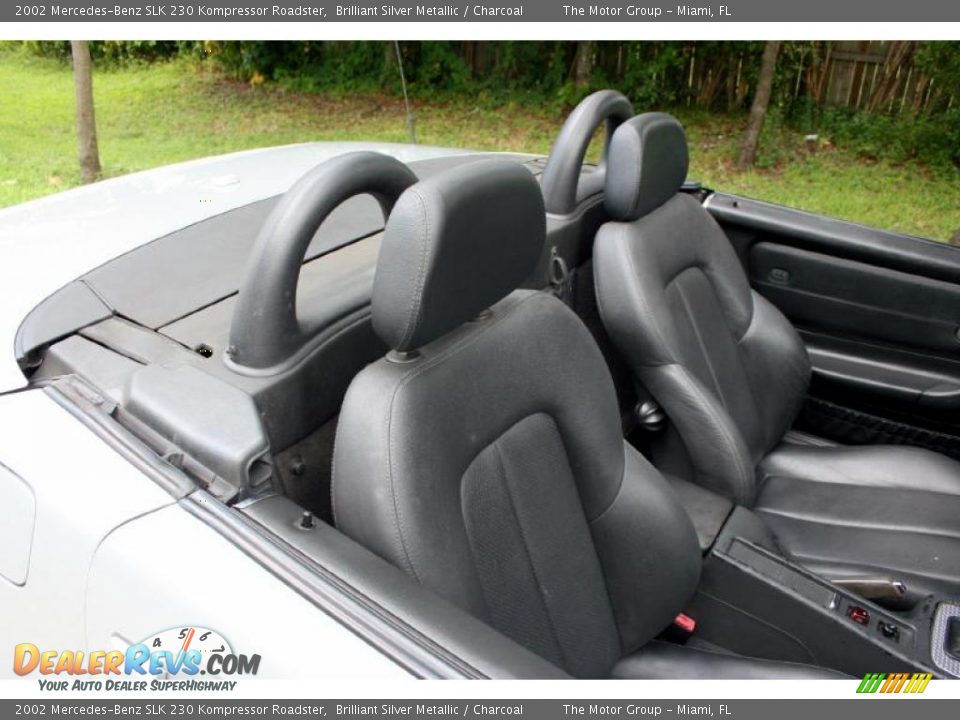 2002 Mercedes-Benz SLK 230 Kompressor Roadster Brilliant Silver Metallic / Charcoal Photo #29