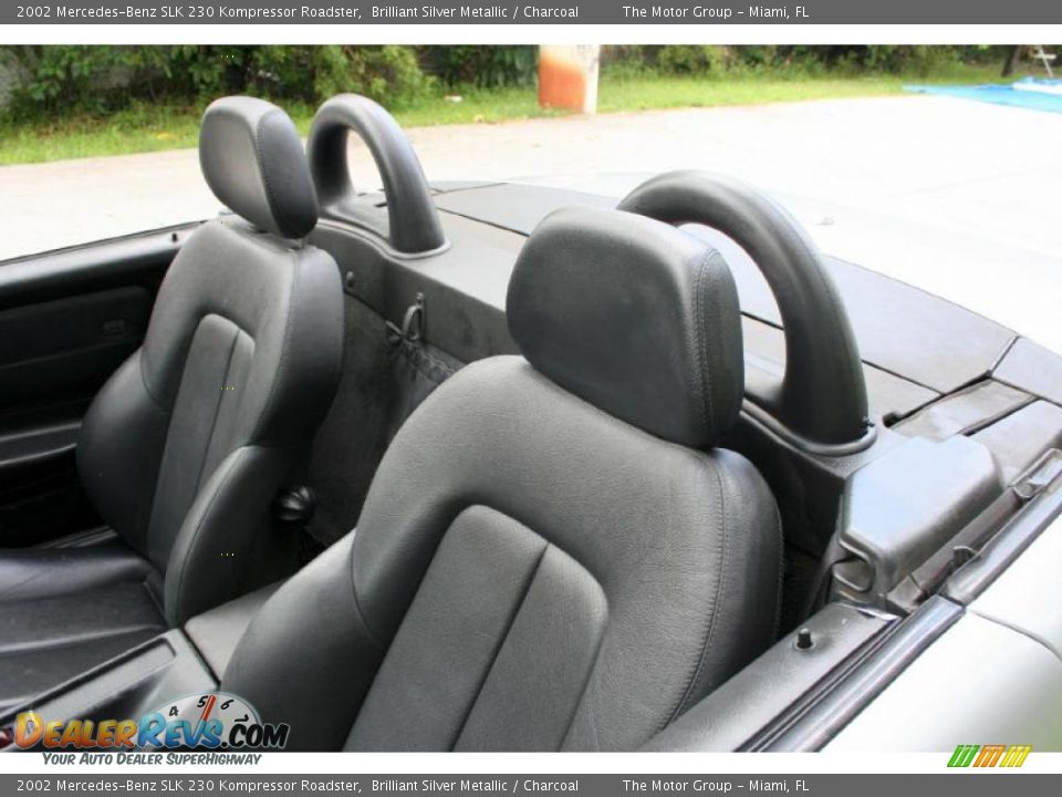 2002 Mercedes-Benz SLK 230 Kompressor Roadster Brilliant Silver Metallic / Charcoal Photo #30