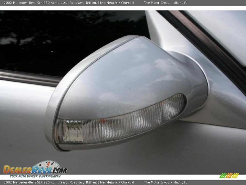 2002 Mercedes-Benz SLK 230 Kompressor Roadster Brilliant Silver Metallic / Charcoal Photo #35
