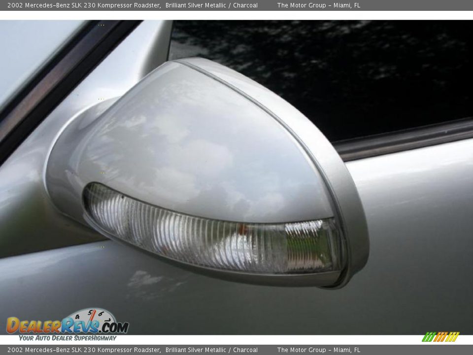 2002 Mercedes-Benz SLK 230 Kompressor Roadster Brilliant Silver Metallic / Charcoal Photo #36