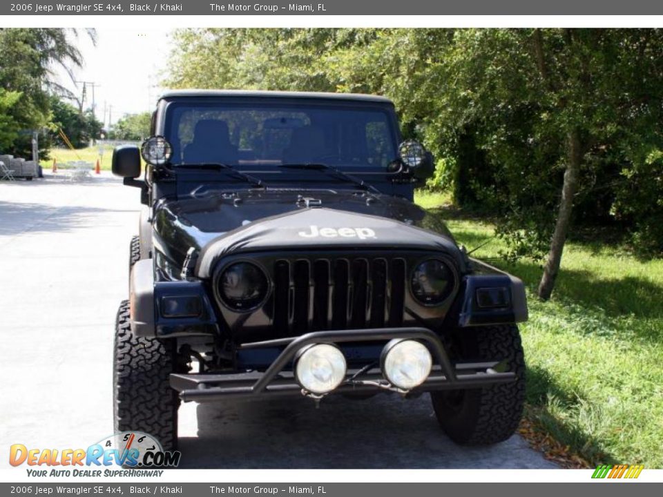 2006 Jeep Wrangler SE 4x4 Black / Khaki Photo #18