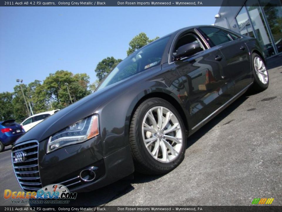 2011 Audi A8 4.2 FSI quattro Oolong Grey Metallic / Black Photo #1