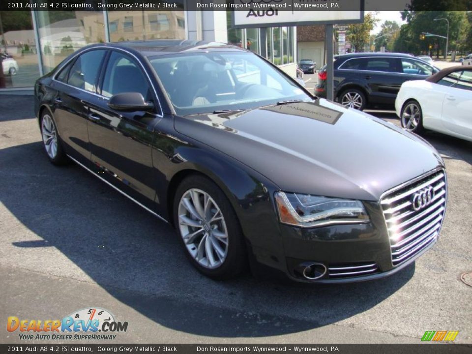 2011 Audi A8 4.2 FSI quattro Oolong Grey Metallic / Black Photo #4