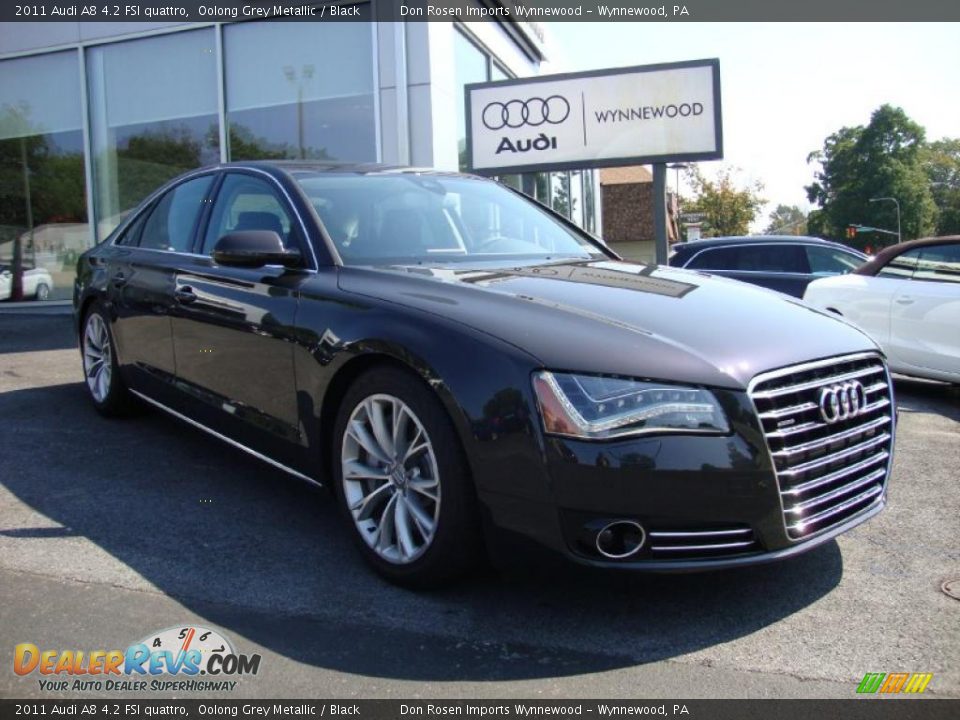 2011 Audi A8 4.2 FSI quattro Oolong Grey Metallic / Black Photo #5