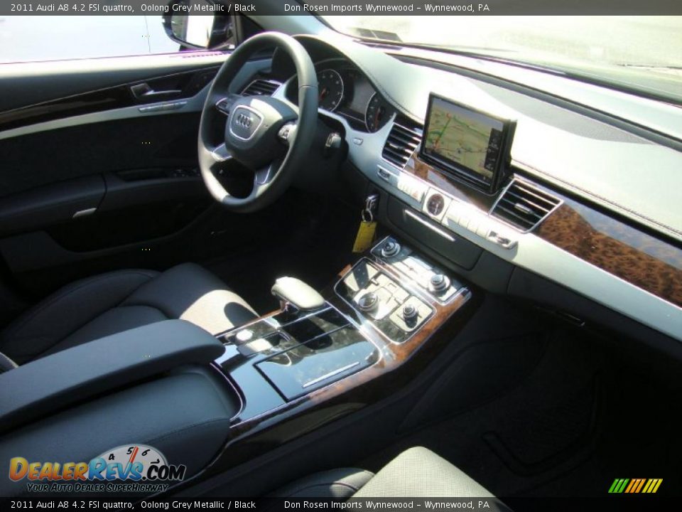 2011 Audi A8 4.2 FSI quattro Oolong Grey Metallic / Black Photo #18